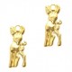 Metal charm Deer Gold